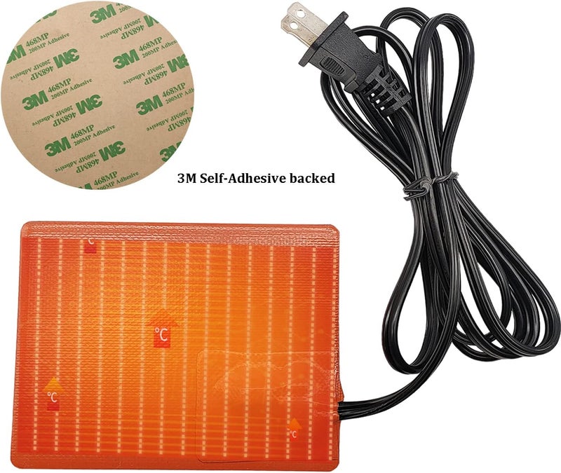 SEINOK Oil Pan Heater Pad,150 Watt Car Engine Heater Pad Replaces Engine Block Heater,Silicone Oil Heating Pad 120V 4 x 5 Inch with 194°F Thermal Protector,68 Inch Long Power Cord - Image 4
